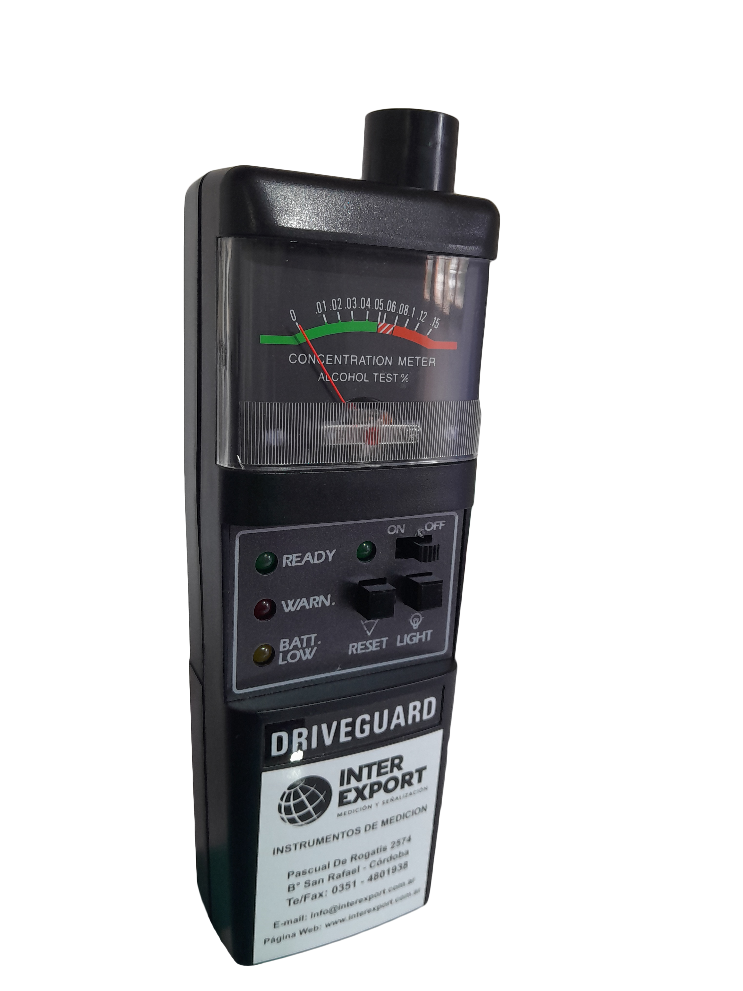 Alcoholímetro Analógico Driveguard R-110